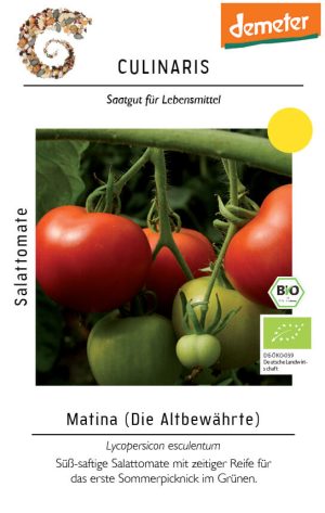matina, bio Salattomate Tomate samen saatgut culinaris gewächshaus alte sorte kompost&liebe kaufen online shop bestellen