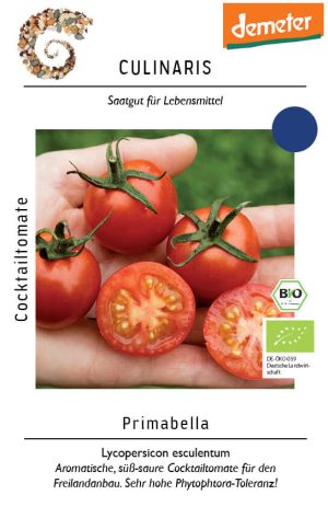 primabella, bio cocktailtomate, freiland, buschtomate, snacktomate, Tomate samen saatgut culinaris freiland alte sorte kompost&liebe kaufen online shop bestellen