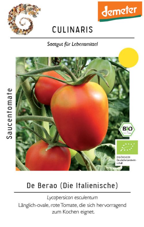 de berao, bio tomate, sauce, Tomate samen saatgut culinaris freiland alte sorte kompost&liebe kaufen online shop bestellen