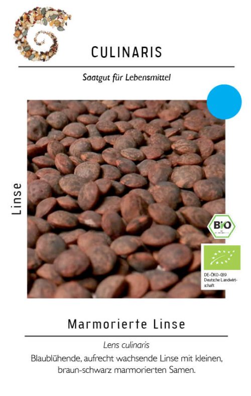 marmorierte Linse, samen bio saatgut culinaris kompost&liebe kaufen online shop