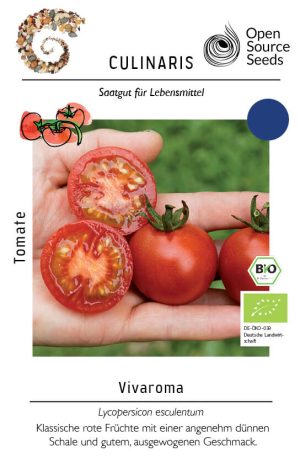 vivaroma, rot, open source, bio Salattomate Tomate samen saatgut culinaris freiland alte sorte kompost&liebe kaufen online shop bestellen