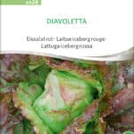 Eissalat rot Diavoletta freiland Saatgut,Bio Sativa kompost und liebe kaufen alte sorten samenfest online shop garten selbstversorger