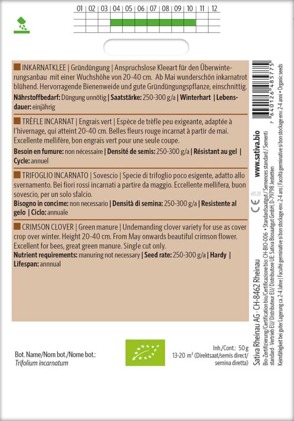 Inkarnatklee – Bild 2