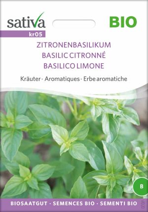 Zitronenbasilikumdemeter samen bio saatgut sativa kompost&liebe kaufen online shop