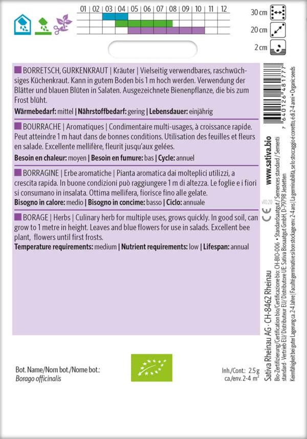 Borretsch | Gurkenkraut – Bild 2