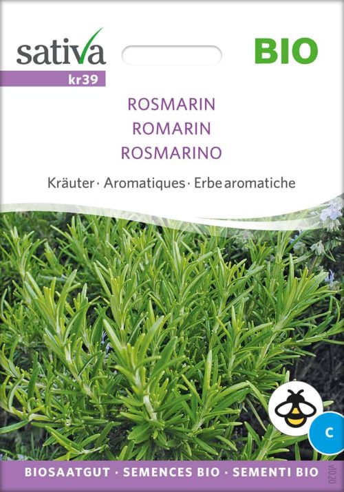 Rosmarin KrÃ¤uter Bio Demeter pro specie rara samen bio saatgut sativa kompost&liebe kaufen online shop