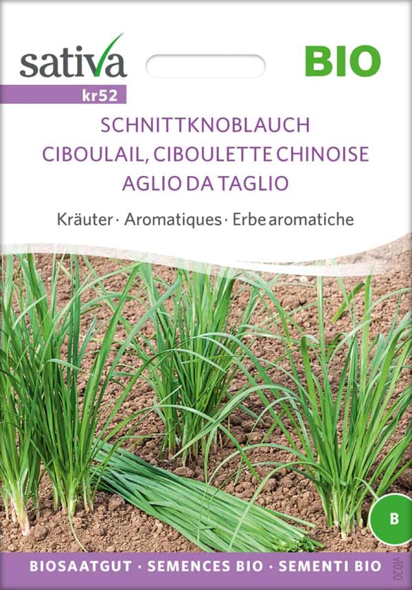 Schnittknoblauch samen bio saatgut sativa kompost&liebe kaufen online shop