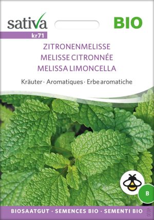 Zitronenmelisse samen bio saatgut sativa kompost&liebe kaufen online shop