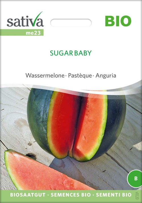 melone Sugar Baby | Wassermelone, stielkraut, , bio samen, saatgut, kaufen sativa