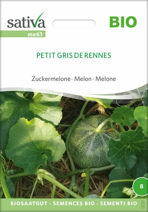 melone Petit Gris de Rennes | Zuckermelone , stielkraut, , bio samen, saatgut, kaufen sativa