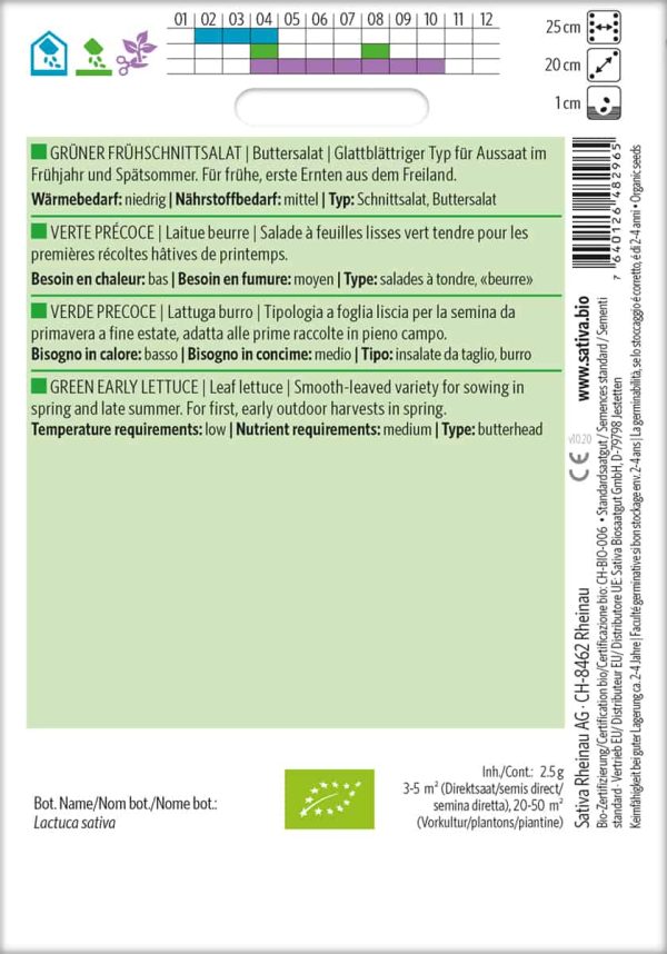 Grüner Frühschnittsalat – Bild 2