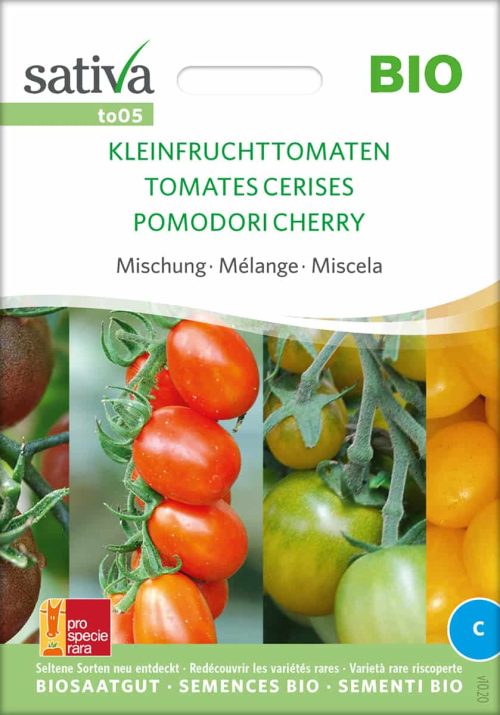 Kleinfrucht Tomaten Mischung cherrytomate stabtomate samen bio saatgut sativa kompost&liebe kaufen online shop