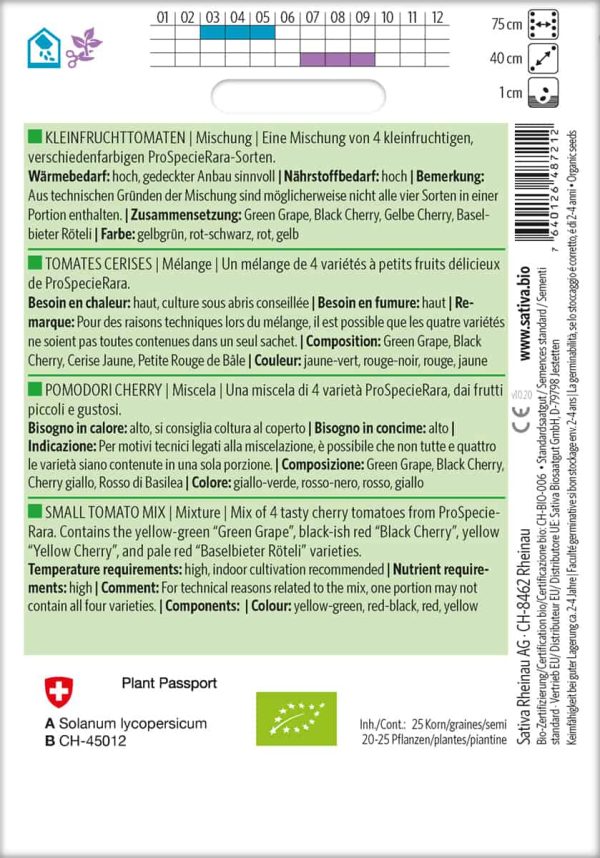 Kleinfrucht Tomaten Mischung (prod 22/23) – Bild 2
