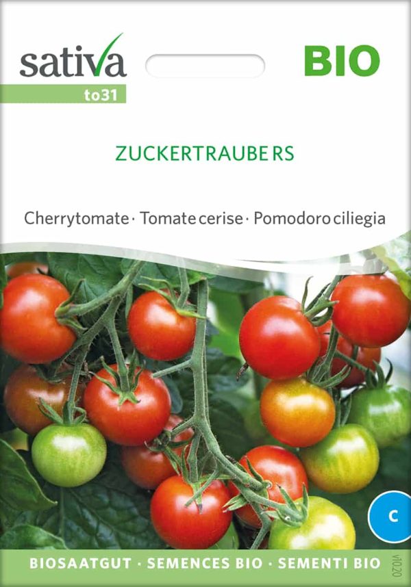 Zuckertraube, tomate, bio,samen, Saatgut Bio