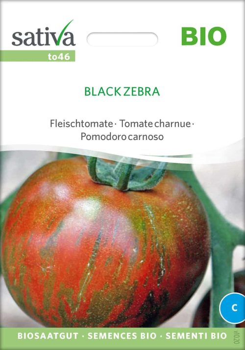 Black Zebra, tomate, bio,samen, Saatgut Bio