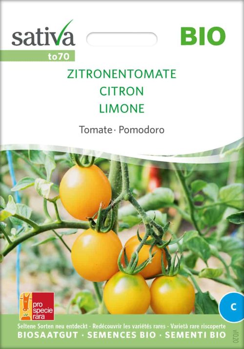 Zitronentomate tomate stabtomate samen bio saatgut sativa kompost&liebe kaufen online shop