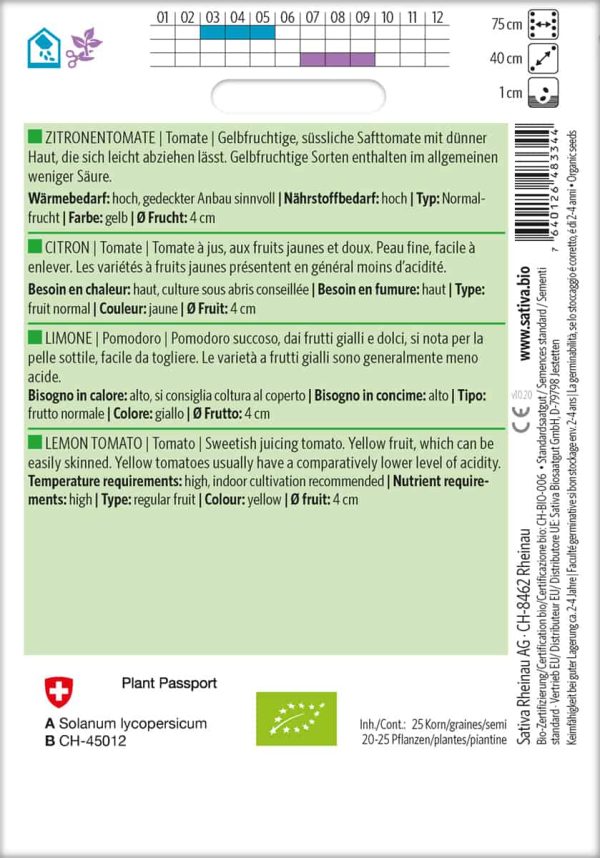 Zitronentomate (Prod 22/23) – Bild 2