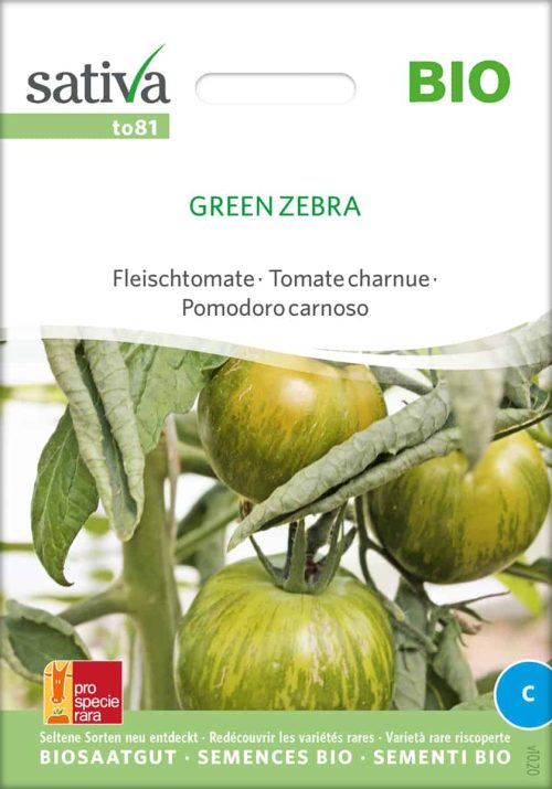 Green Zebra, tomate, bio,samen, Saatgut Bio