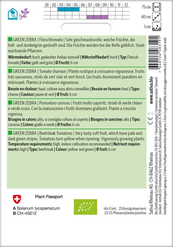 Kompost&Liebe Kompost&Liebe Kompost&Liebe green zebra, green zebra tomate, saatgut, bio