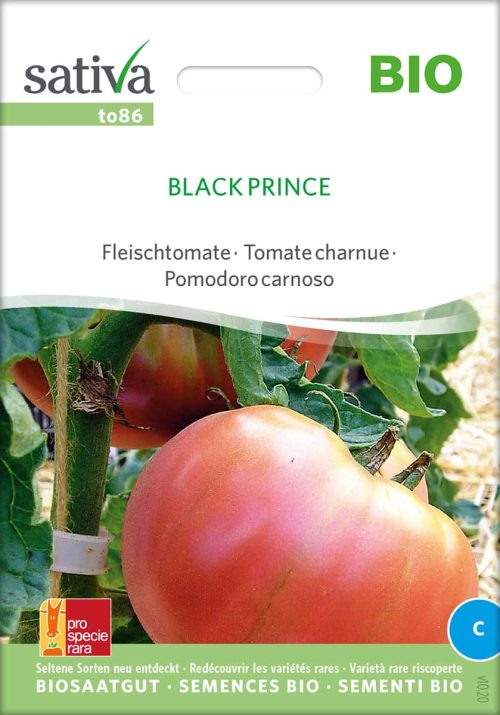 Black Prince Fleischtomate samen bio saatgut sativa kompost&liebe kaufen online shop