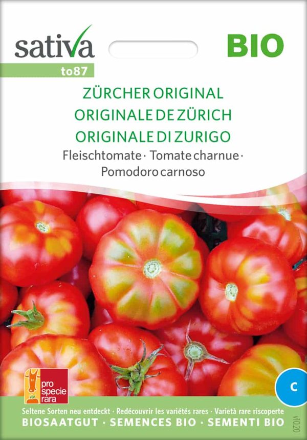 Zürcher Original tomate Fleischtomate stabtomate samen bio saatgut sativa kompost&liebe kaufen online shop