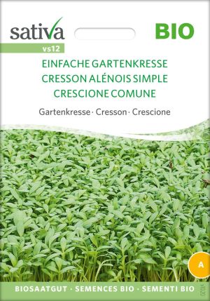 einfache gartenkresse samen bio saatgut sativa kompost&liebe kaufen online shop