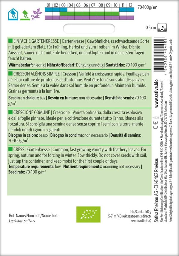 Einfache Gartenkresse – Bild 2