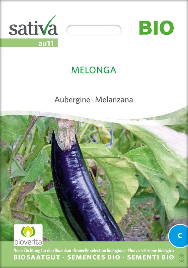 Melonga Aubergine samen bio saatgut sativa kompost&liebe kaufen online shop