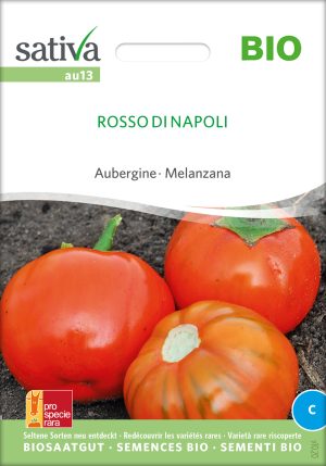 Rosso Di Napoli | Bio Aubergine von Sativa Saatgut samen bio saatgut sativa kompost&liebe kaufen online shop