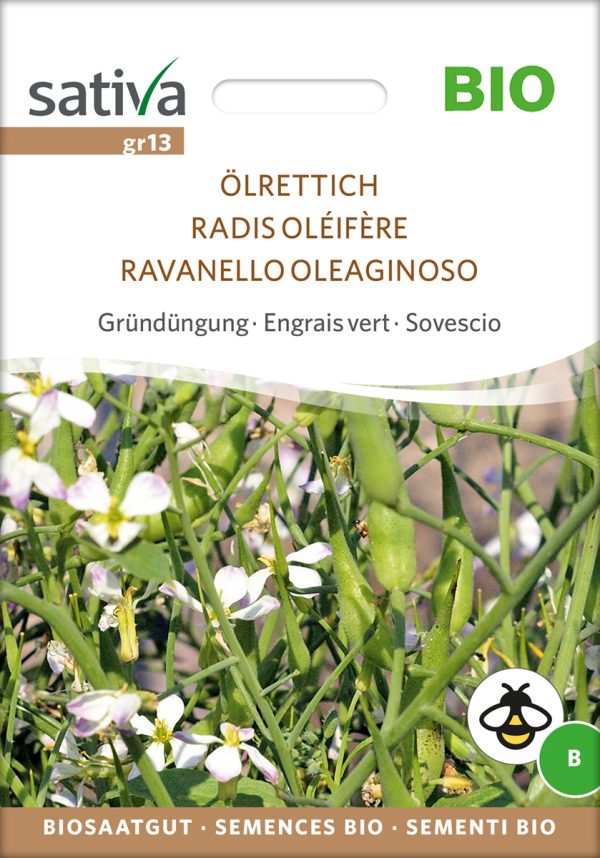 Ölrettich Gründüngung Gründdünger samen bio saatgut sativa kompost&liebe kaufen online shop