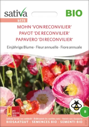 mohn von reconvilier einjährige blumen pro specie rara samen bio saatgut sativa kompost&liebe kaufen online shop