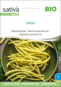 Buschbohne, Wachsbohne, Creso pro specie rara samen bio saatgut sativa kompost&liebe kaufen online shop