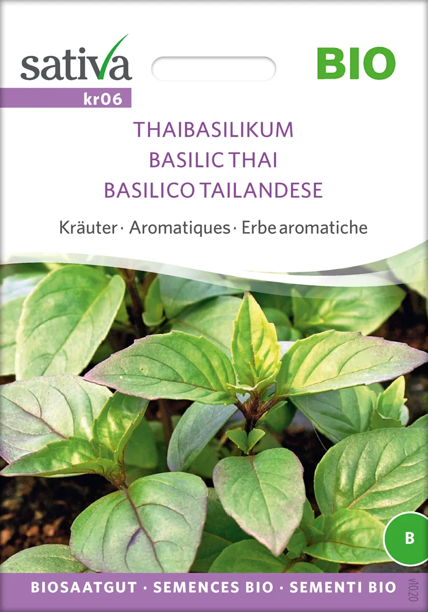 thaibasilikum kÃ¤uter pro specie rara samen bio saatgut sativa kompost&liebe kaufen online shop