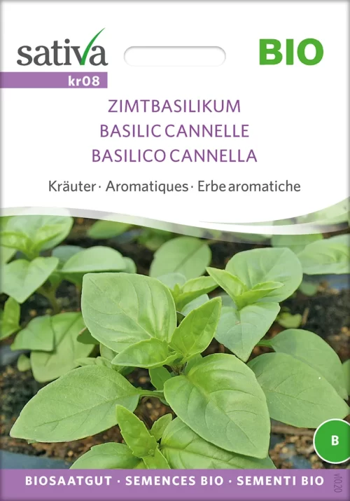 Zimtbasilikum kÃ¤uter pro specie rara samen bio saatgut sativa kompost&liebe kaufen online shop