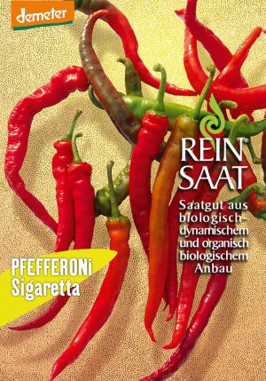 chili chilli pfefferomni sigaretta rot paprika gemüse samen sativa reinsaat kompost&liebe kompost und liebe bio demeter düngung saatgut samen