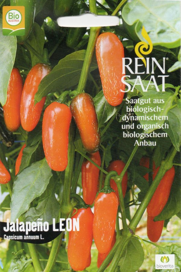 Jalapeno Leon chili chilli pfefferoni medium paprika gemüse samen sativa reinsaat kompost&liebe kompost und liebe bio demeter düngung saatgut samen