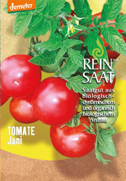 Tomate Jani Buschtomate Balkontomate bio demeter gemüse samen sativa reinsaat kompost&liebe kompost und liebe bio demeter düngung saatgut samen