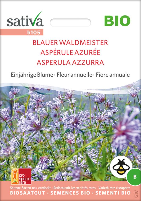 blauer waldmeister einjährige blumen pro specie rara samen bio saatgut sativa kompost&liebe kaufen online shop