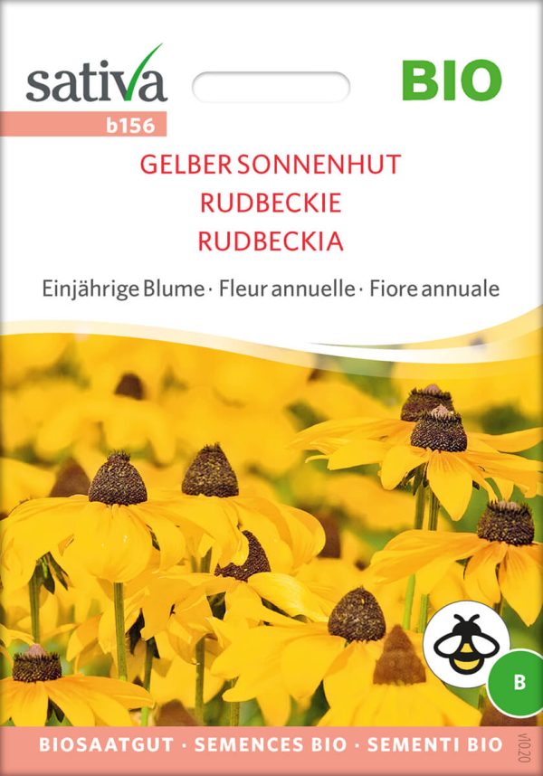 gelber sonnenhut einjährige blumen Insektenweide Bienenweide einjährige blumen pro specie rara samen bio saatgut sativa kompost&liebe kaufen online shop