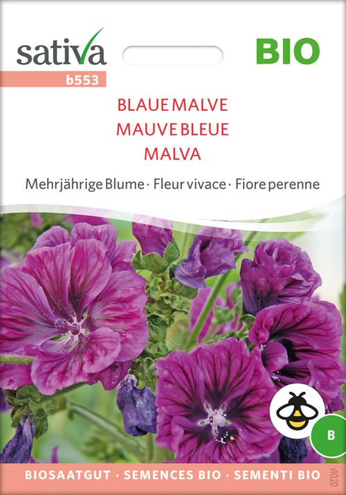 Blaue Malve Insektenweide Bienenweide mehrjÃ¤hrige blumen pro specie rara samen bio saatgut sativa kompost&liebe kaufen online shop