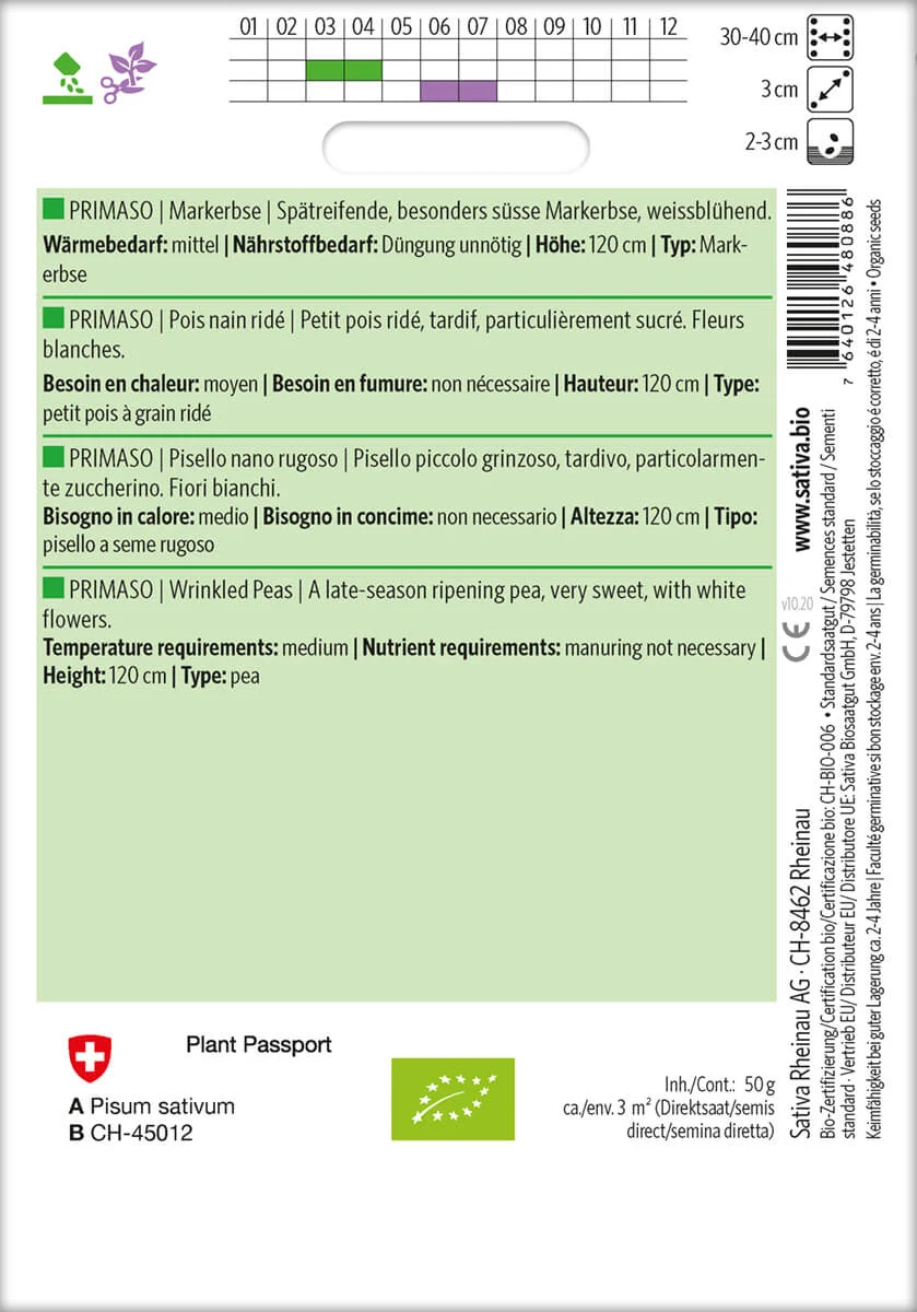 Primaso 2 Biosamen bestellen biosaatgut