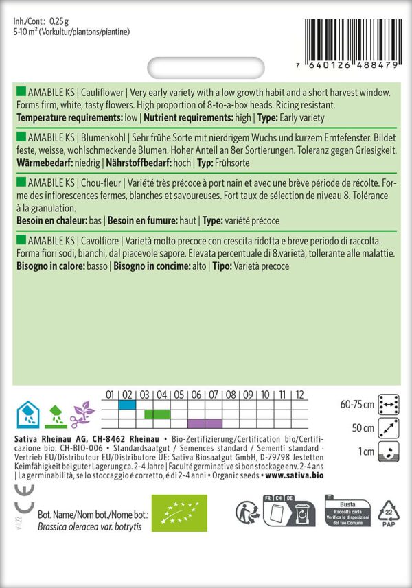 Blumenkohl rückseite kaufen demeter gemüse samen sativa reinsaat kompost&liebe kompost und liebe bio demeter düngung saatgut samen rigotti rigottitomate