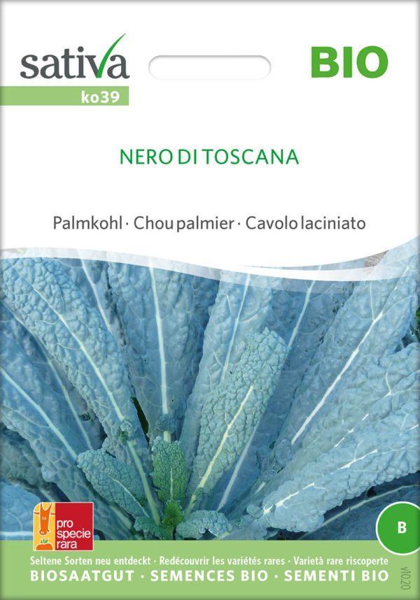 Nero di toscana palmkohl grünkohl gruenkohl pro specie rara samen bio saatgut sativa kompost&liebe kaufen online shop