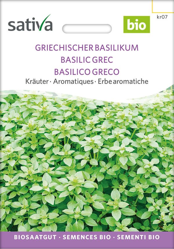 Griechischer Basilikum küchenkräuter kräuter pro specie rara samen bio saatgut sativa kompost&liebe kaufen online shop bestellen