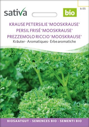 Krause Petersilie Mooskrause Basilikum küchenkräuter kräuter pro specie rara samen bio saatgut sativa kompost&liebe kaufen online shop bestellen