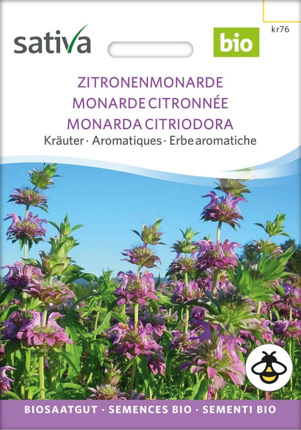 Zitronenmonarde heilpflanze kräuter pro specie rara samen bio saatgut sativa kompost&liebe kaufen online shop bestellen