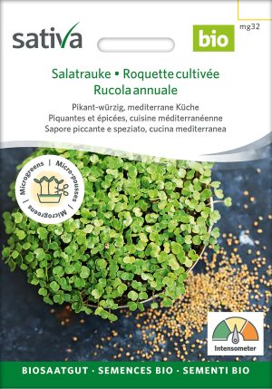 Salatrauke Keimsprossen Sprossen microgreens Keimsprossen Keimling Microgreen samen saatgut bio kaufen