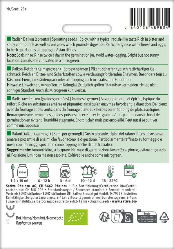 Sativa Saatgut mg38 Bio