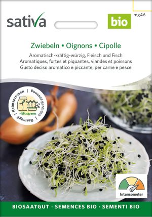 Zwiebel Keimsprossen Sprossen microgreens Keimsprossen Keimling Microgreen samen saatgut bio kaufen