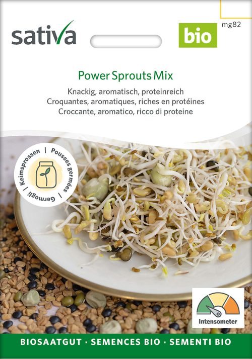 Power Sprouts Mix Keimsprossen Keimsprossen Sprossen microgreens Keimsprossen Keimling Microgreen samen saatgut bio kaufen